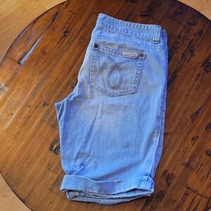 Calvin Klein Jeans Light Wash Denim Bermuda Shorts
